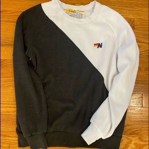 Aviator Nation Glider Sweatshirt Black/ White